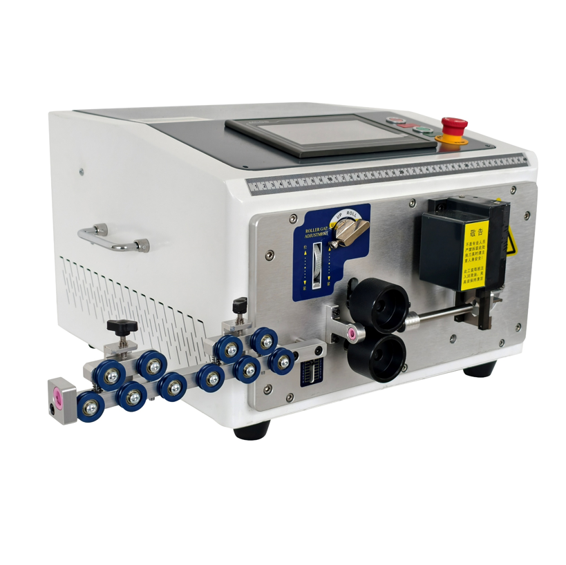 High Output Cable Bending Machine 220V 350W Automatic Wire Stripping Machine For 0.5 - 6mm2 Cables