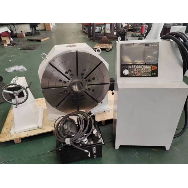 Fourth Axis Worm Gear Table , 4th Axis Rotary Table For Milling Machine