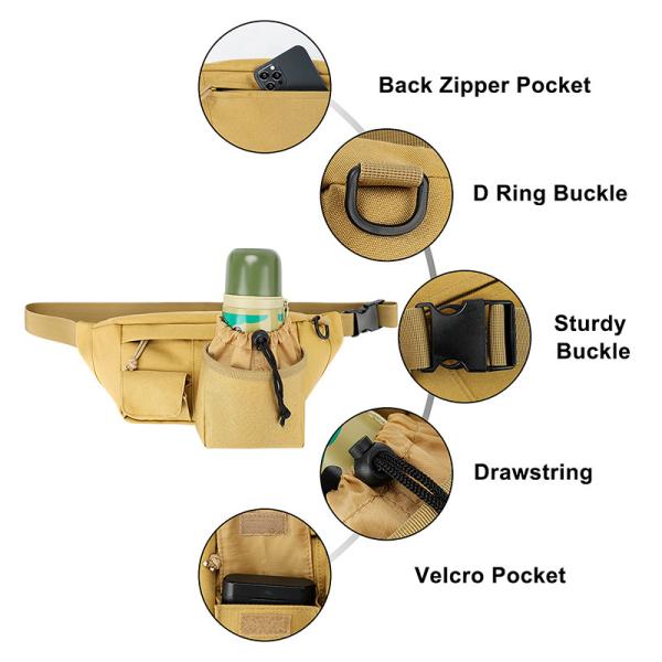 Belt Sport Custom Waist Bag Cell Phone Small Fanny Pack For Running Messenger 14X6