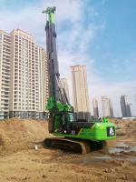 Torque de empilhamento hidráulico do poder avaliado 112kW/1800rpm da profundidade 1500mm Dia Bored Pile Driving Machine do equipamento 52m de KR150C 150 kN.m