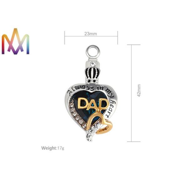 42 x 23 MM ювелирных изделий кремации выгравировали шармы ожерелья