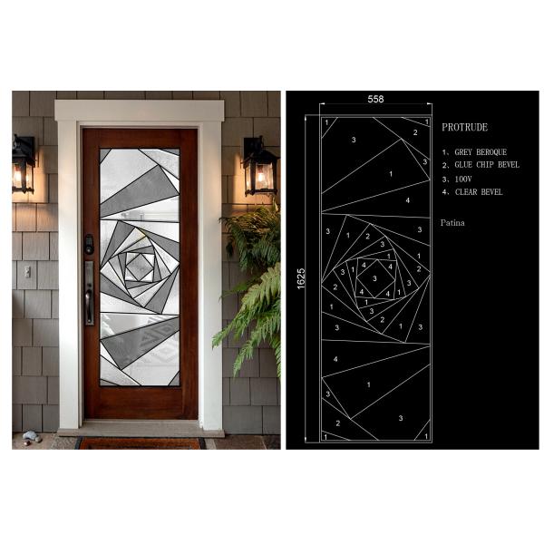 Цветное стекло латунного стекла панели дома патины никеля декоративного для церков