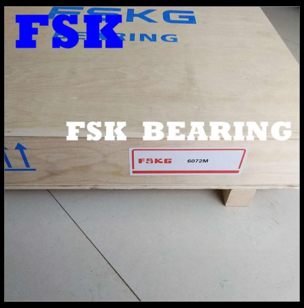 Large Size 6072M Deep Groove Ball Bearing  For Rolling Mill , Brass Cage