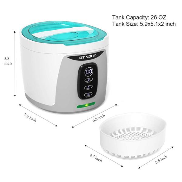 Уборщик 40kHz GT отделяемого танка небольшой ультразвуковой ЗВУКОВОЙ для Tableware