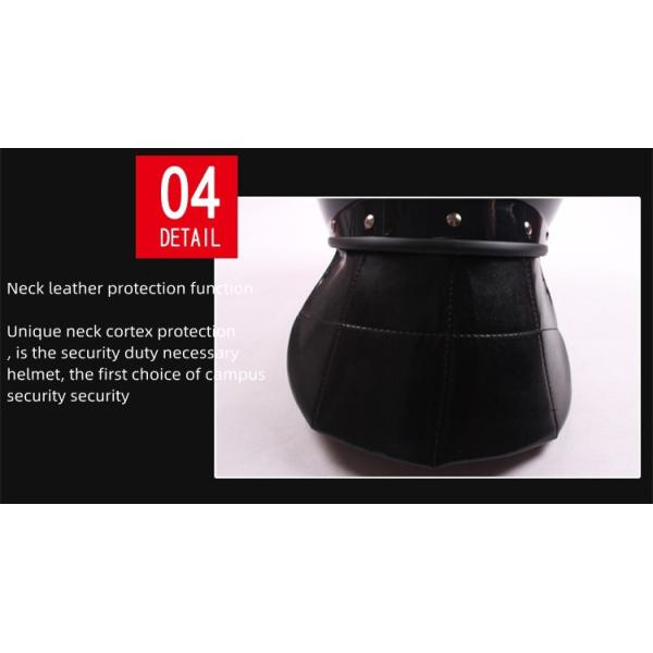 Polycarbonate PC Anti Riot Helmet ABS Shell With Steel Net