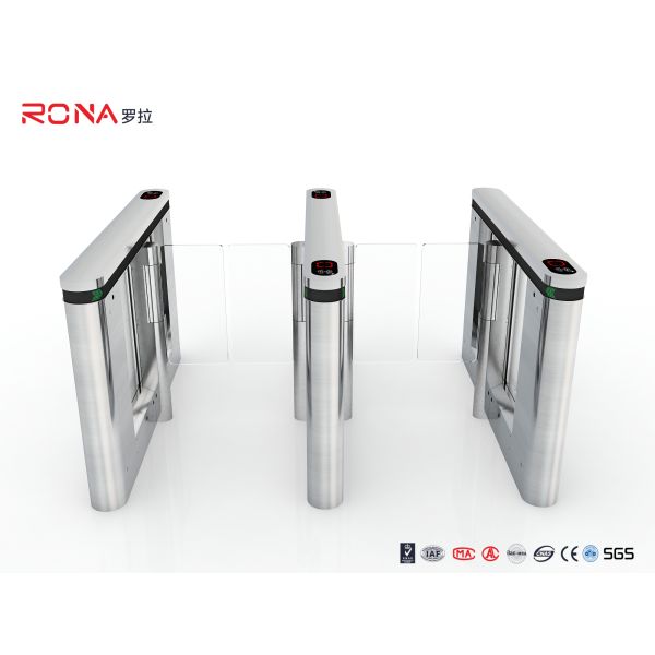 304 Stainless Steel Speed Gate Turnstile Access Control Multi Color Plating