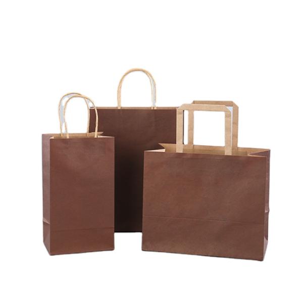 Brown Kraft Paper Custom Sustainable Takeaway Packaging for Takeaway Baked Goods