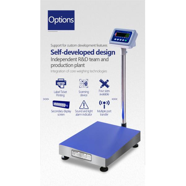 OEM Supported Sohe A7-300KG LED Display Bluetooth Industrial Weighing Scale Platforms