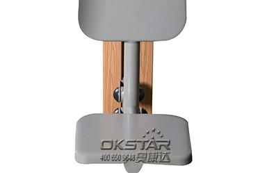 wooden street lamp outdoor fitness leg exercise machine