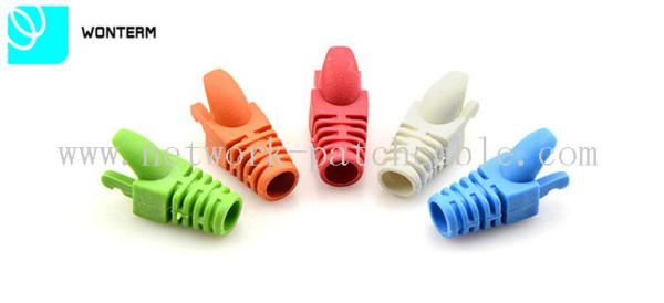 PVC OD5.5-6.5MM Cover Boot Rj 45 Network Jack UL FCC Easy to use