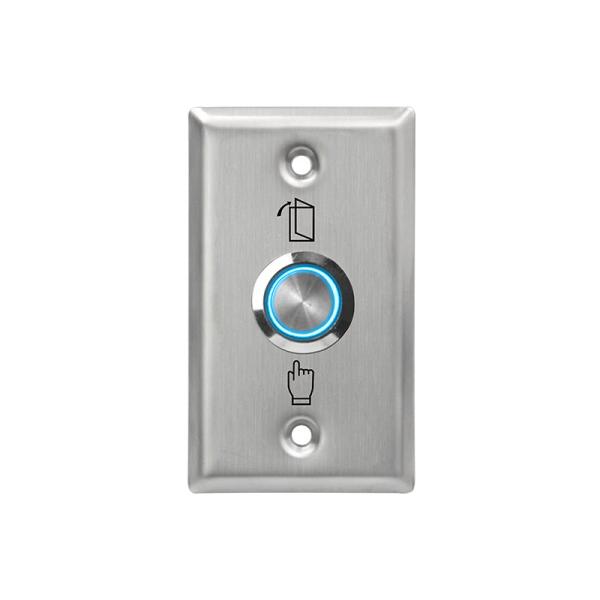 Flush Mount Momentary Switch Door Exit Push Button For Access Control OEM Sign with LED Light