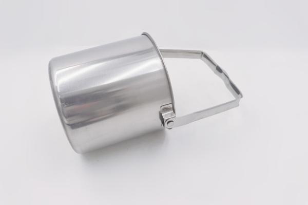 1L Durable food storage container metal stainless steel lunch box with lid portable camping food carrier
