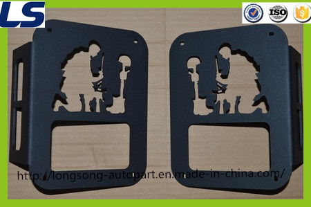 Aluminum Tail Lamp Cover for Jeep Wrangler Jk Rear Light