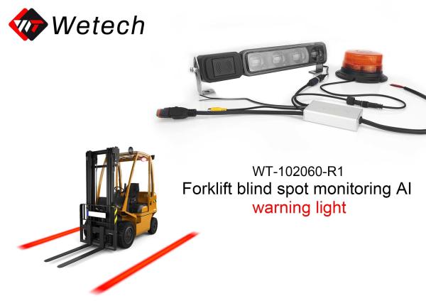 360 Degree Vehicle  Forklift AI Panoramic Protection Warning Light  View Control Box System