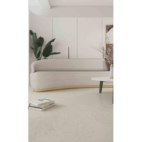 Large White Porcelain Ceramic Wall Floor Tiles Modern Matt Stone Texture 600X1200mm