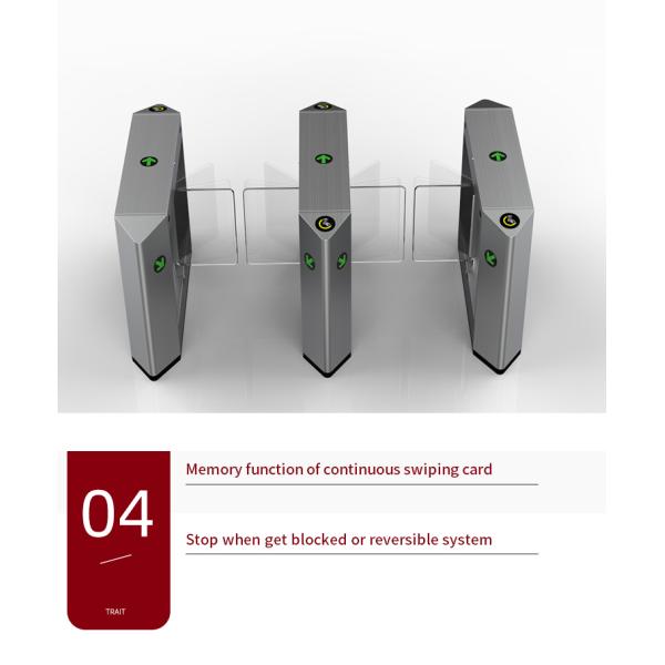 Swing Turnstile Gate IP54 Protected Indoor/Outdoor Operation with 600mm Passage