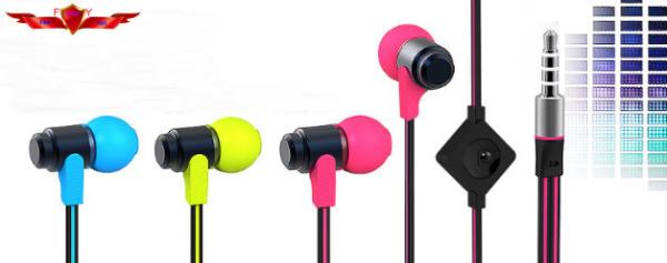 Wholesale 3.5MM Wired 1.0M High Definition In Ear Earphone With MIC For Iphone Samsung MP3