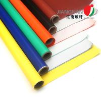 tissu enduit de silicone Fireblanket de fibre de verre de fibre de verre d'armure de sergé de largeur de 2m
