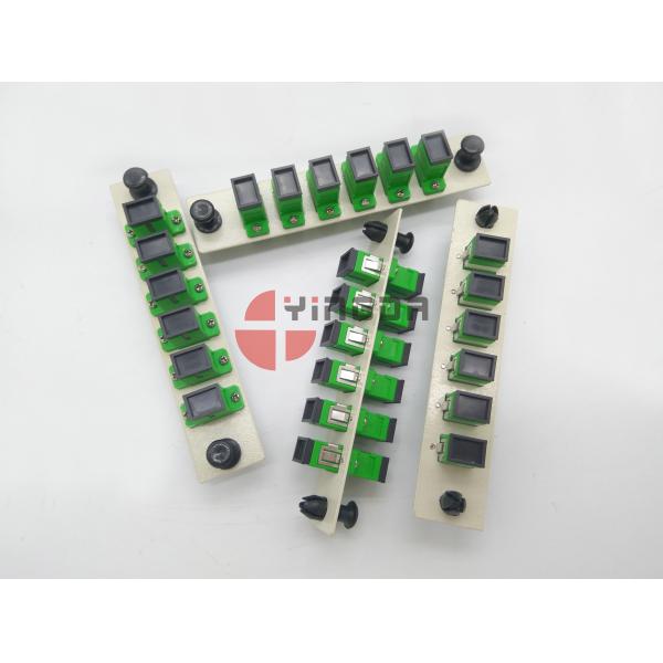 Wall Mounted 24 Cores Optical Distribution Box Completed SC Couplers Pigtails Cold Rolled Steel