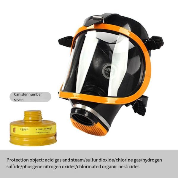 Регулируемая ремень полный лик химическая маска Пуда самозагрузка фильтр газовая маска