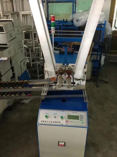 Blue Grey Automatic Bobbin Winder Machine Iron Aluminum High Precision