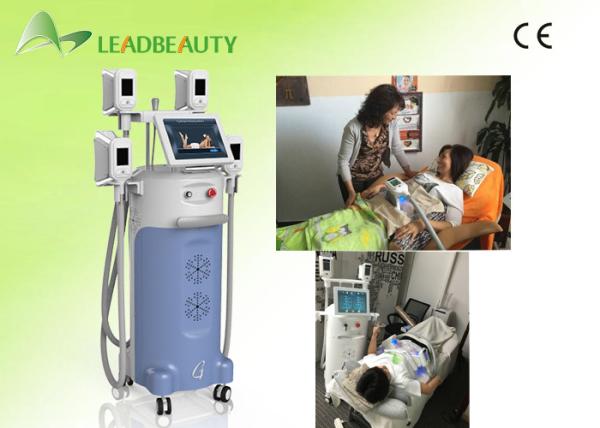 Popular criolipolisys body slimmer machine anti-cellulite with 4 fat freezing handles