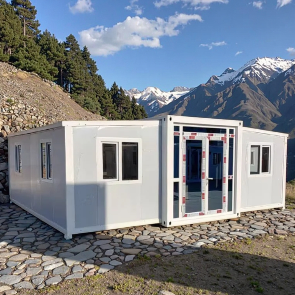 Detachable 20ft Shipping Container Flat Pack Folding Container for Outdoor Warehouse Shop & Toilet UseModular Tiny House