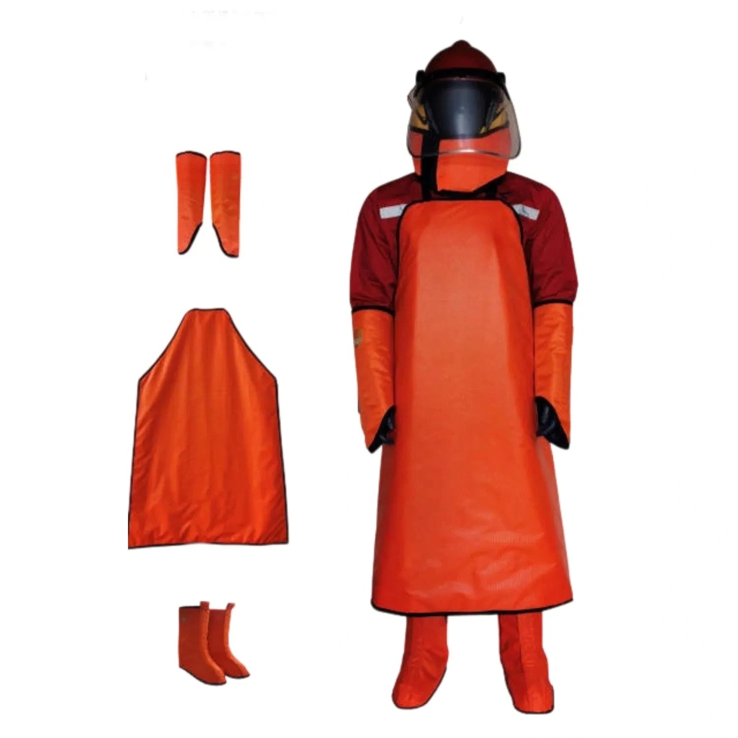 Puncture Resistant Water Jetting Safety Suit Flexible Protective Clothing Coverall Adjustable