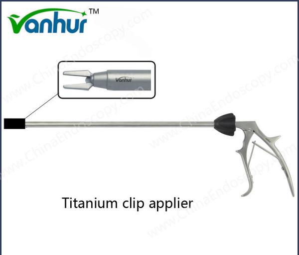 FDA Certified Laparoscopic Titanium Clip Applier Forceps for Medical Applications
