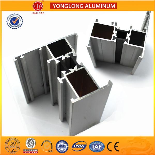Hardness Aluminium Door Profiles , Aluminum Heatsink Extrusion For Hardware Building Materials