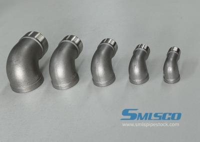 304 316 Stainless Steel Elbow Casting Fitting For Fluid Control Systems
