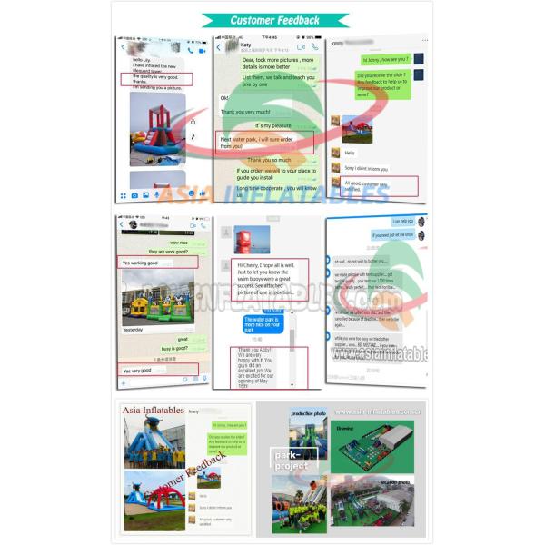 Pink Unicorn Floating Water Games Commercial Inflatable Aqua Park For Kids