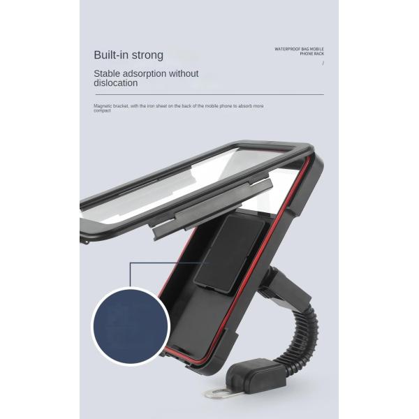 Soporte para porta móviles de motocicleta Inmueva para motocicleta Universal para bicicleta GPS 360° Rodante ajustable porta móviles para motocicleta