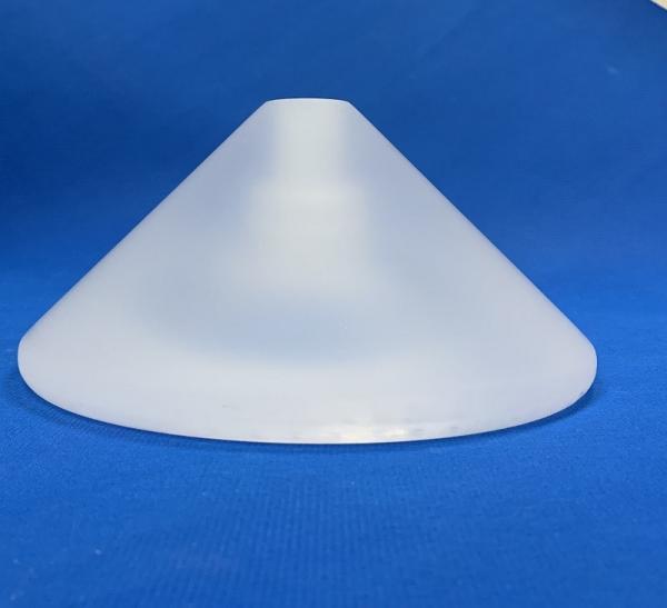 Máquina de cone de vidro de quartzo superfície congelada resistência ao calor personalizada