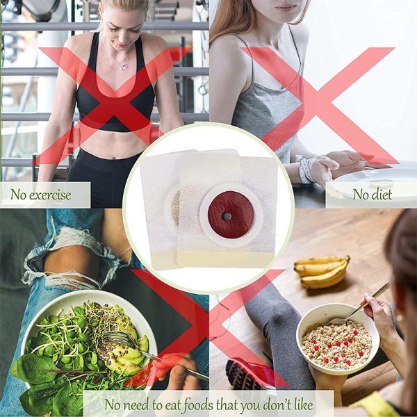 30pcs Chinese Natural Herbal Medicine Magnet Slimming Patch Fat Burning Weight Loss Stickers Health Care Body Massager