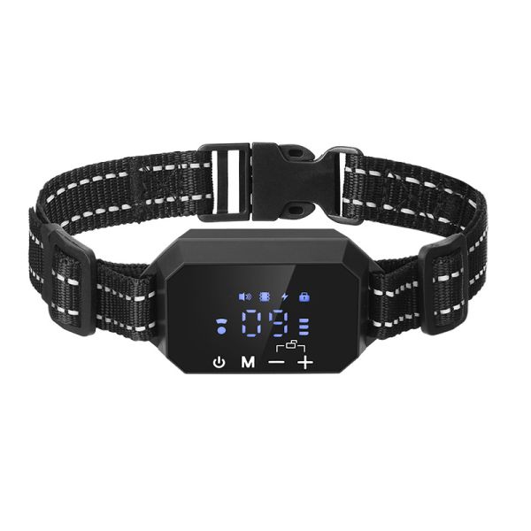 Portable Smart GPS Wireless Dog Fence System IP67 Waterproof Rechargeable Eco-Friendly Nylon Training Shock Collar Adjustable