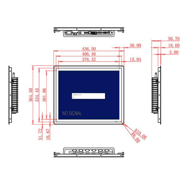 19-Inch Precision Touch Display for Access Control Panels and Medical Diagnostics
