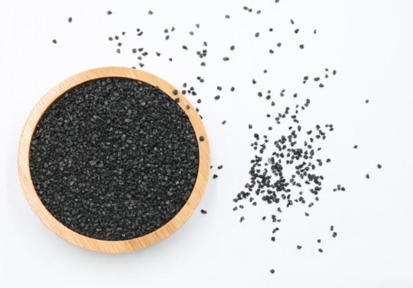 Black Copper slag black Iron-silicate black pearls sand 1~2mm for sandblasting medium