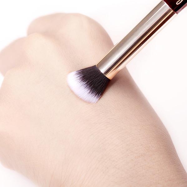 Soft Zinfandel Color Eye Makeup Brush Set Aluminum Ferrule