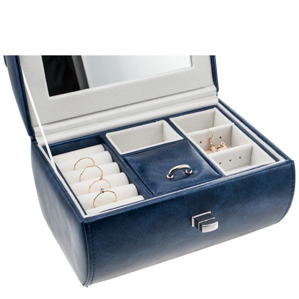 Custom Necklace Presentation Box , Portable Video Jewelry Box Small Size