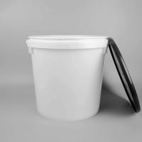Récipient de peinture en plastique solide avec tuyau de coulée