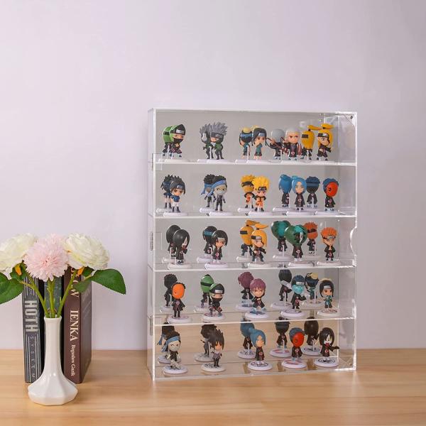 Shelf Acrylic Cabinet Car Model Mini Doll Collection Bracket Plastic Doll Display Case Large