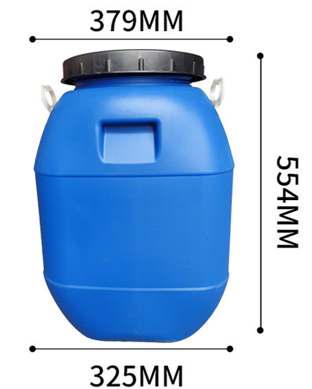 50L Sealed Barrel Thread Cover Can Stack Plastic Barrel Large Mouth Flange Barrel