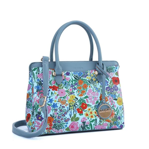 2021 new flower printing shoulder handbag manufacturers wholesale sling bag
