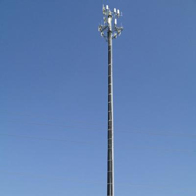 Tower Monopole 12 Meter For Cell Phone Antenna Telecommunication