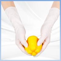 Gants synthétiques libres de nitriles de latex blanc pour la coiffure de toilettage
