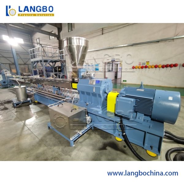 Plastic Recycling Plant PP PE LDPE HDPE Film and Woven Bag Compactor Granulating Line