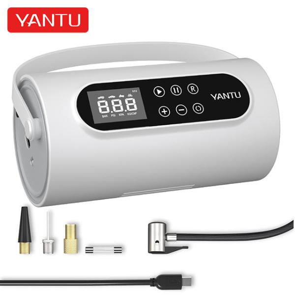 Silent Inflatable Electric Car Pump for Audi Vehicles YANTU A26 Portable Tyre Inflator