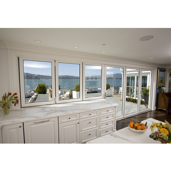 Aluminum Sliding Kitchen Glass Balcony Folding Window