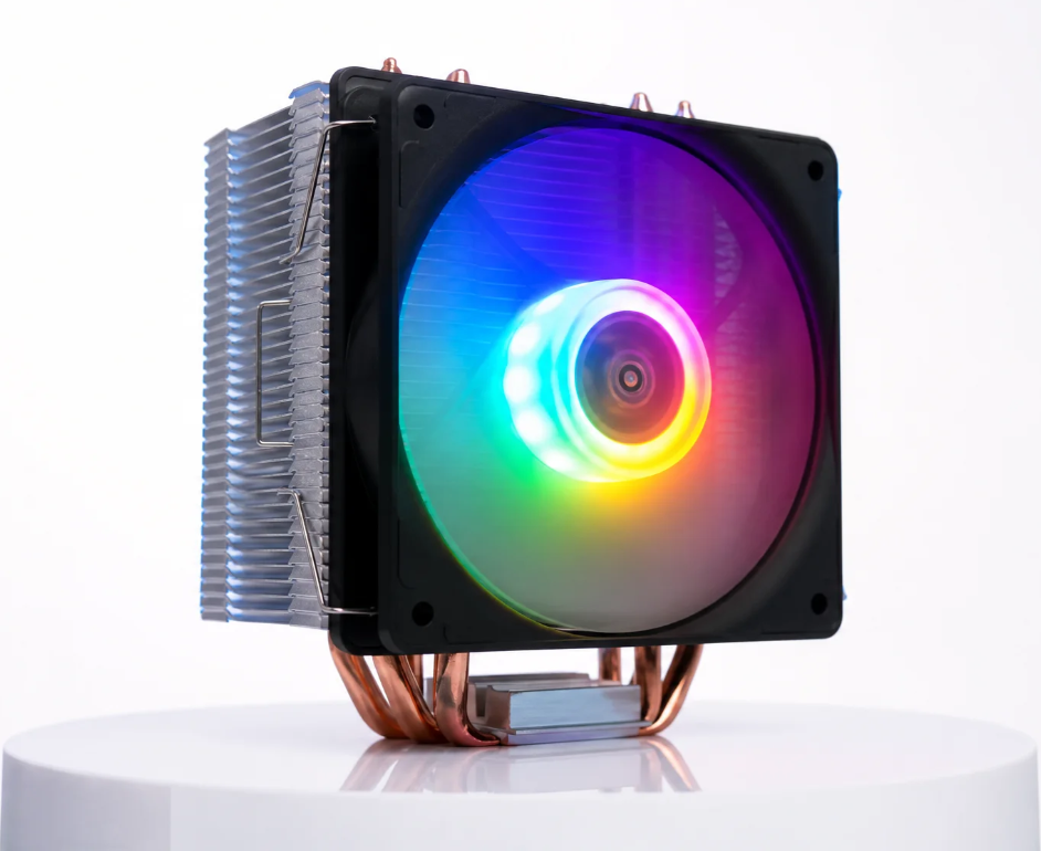 Fengliang No.2 CPU Cooler 4 Heat Pipes 120mm RGB Fan Tower Air Cooler Support Intel AMD Multi-platform CPU Heatsink